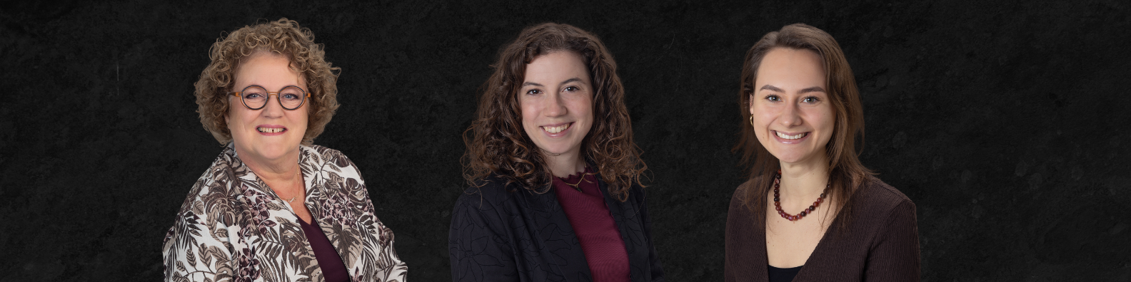 V.l.n.r: Roselyne, Lynn en Laura